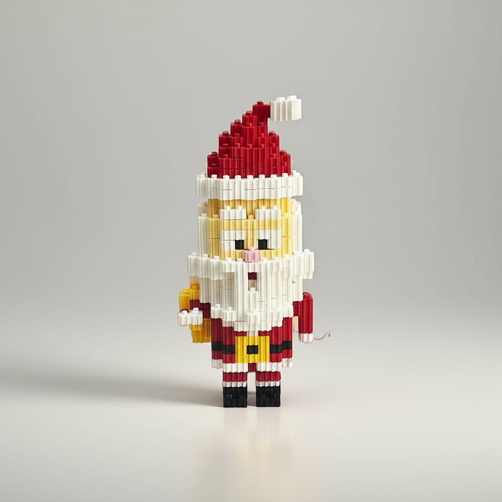 Drei Weihnachtsfiguren Bausteinset