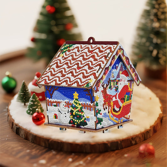 Diamond Painting Weihnachtshäuschen
