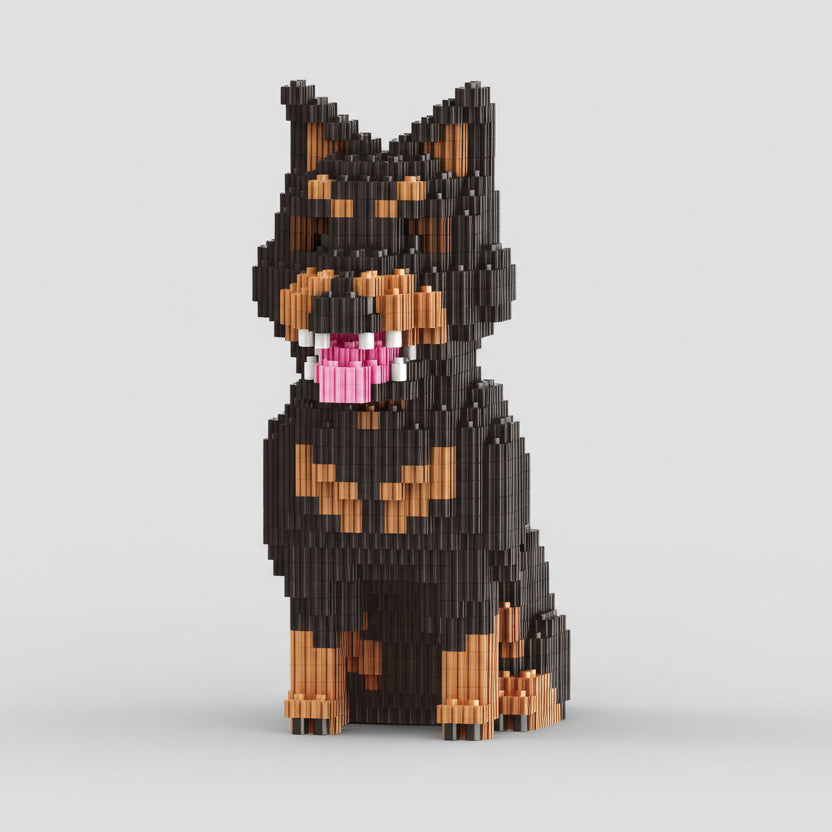 Dobermann Bausteinset