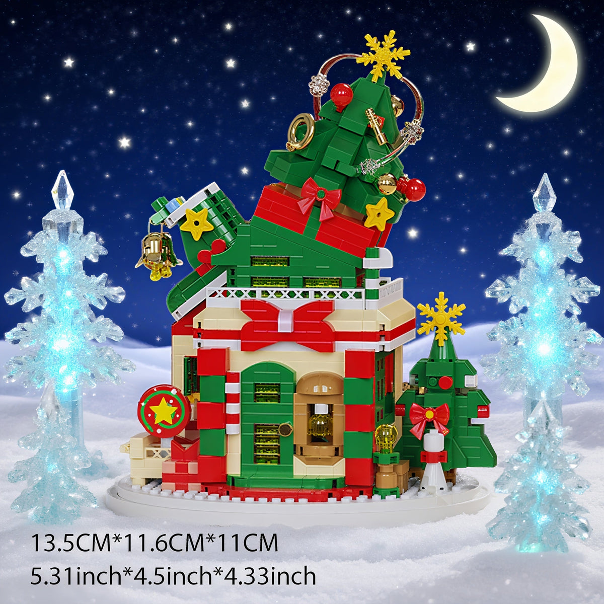 Weihnachtshäuser Bausteinset