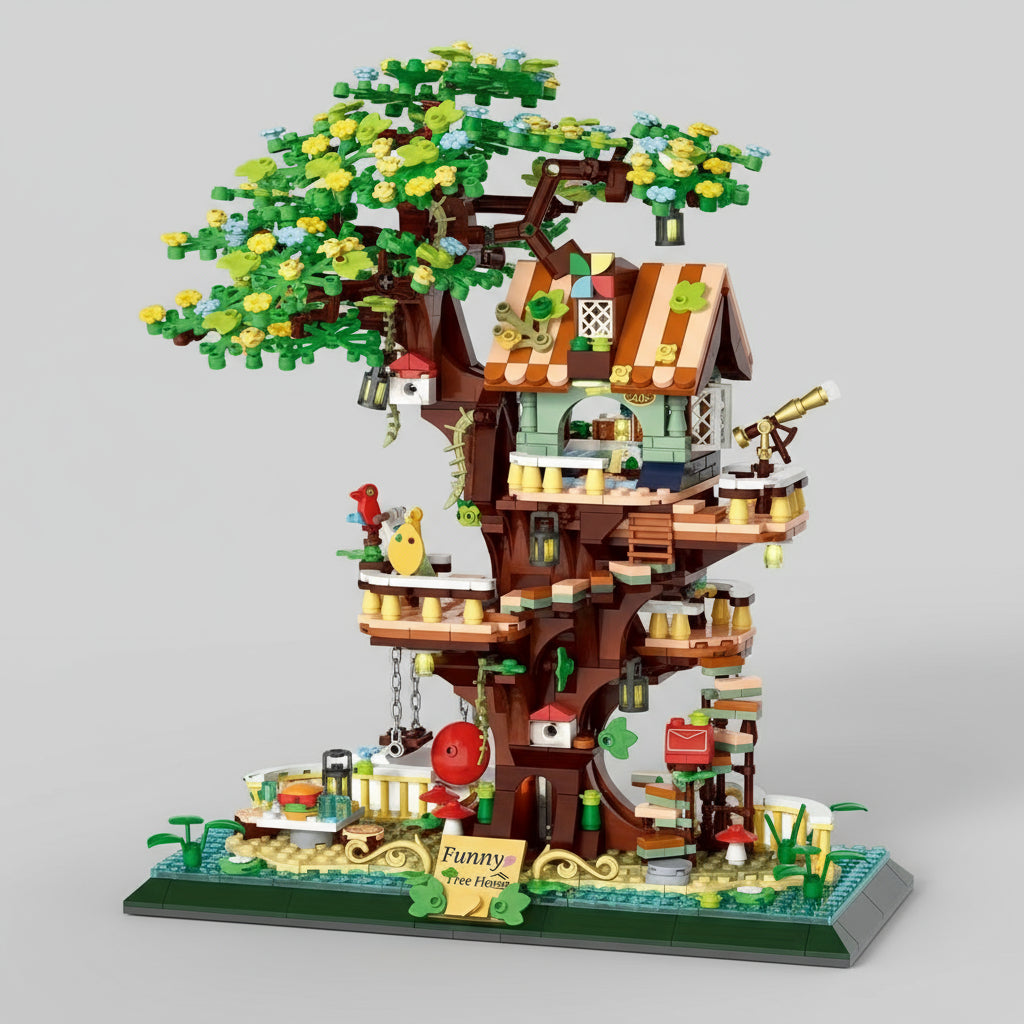 Kreativer Baumhaus Bausteinset