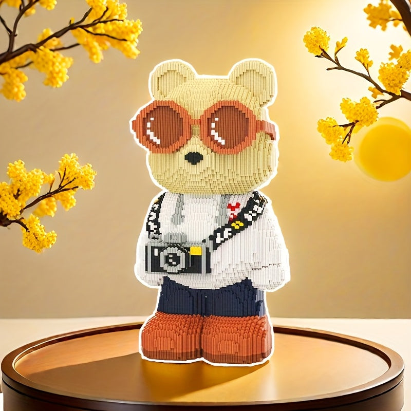 Bär mit Kamera Bausteinset