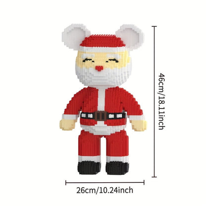 MEGA Weihnachtsbär Bausteinset