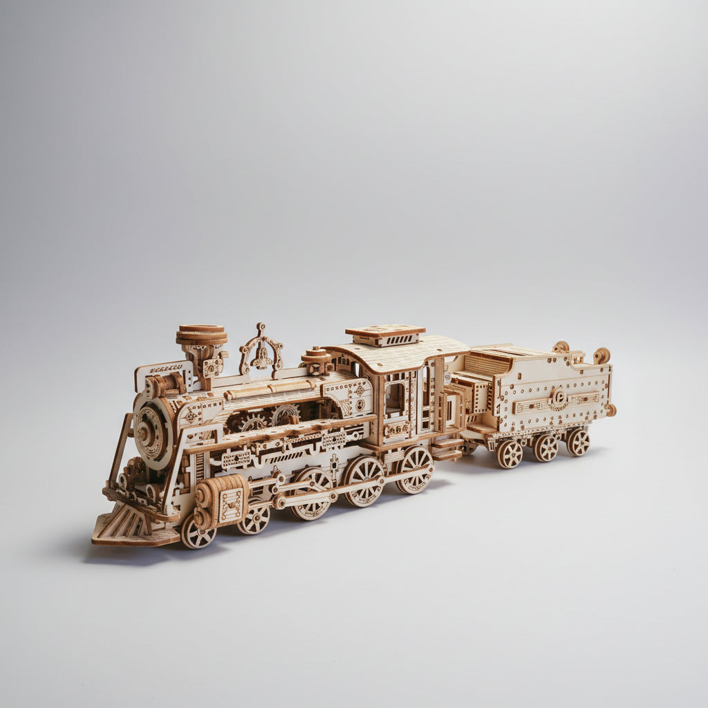 Zug 3D-Holzbausatz