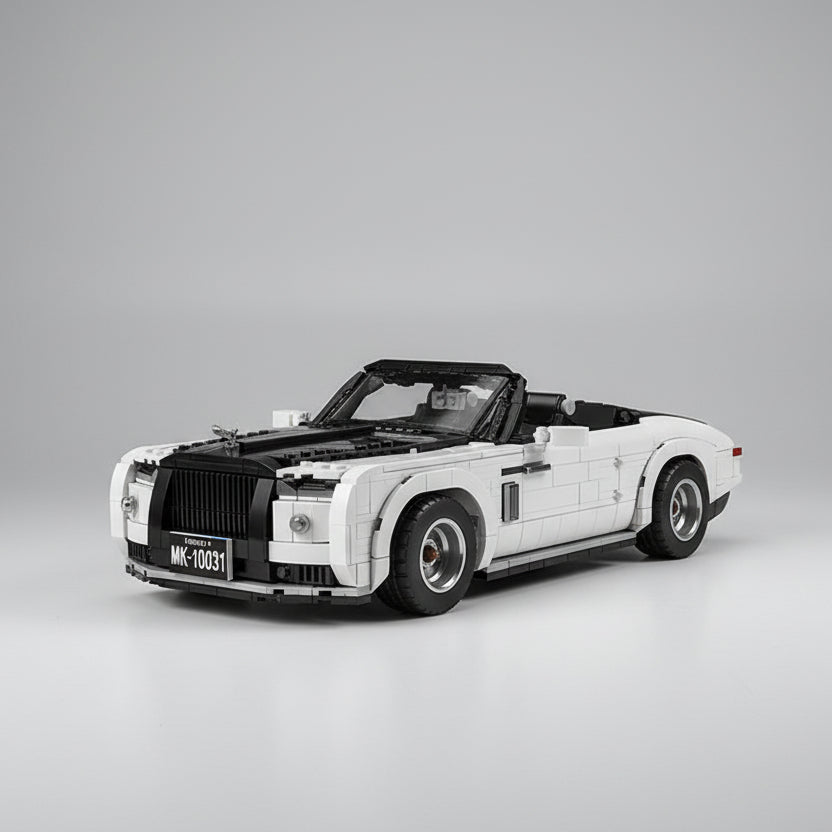 Weiße Limousine Bausteinset
