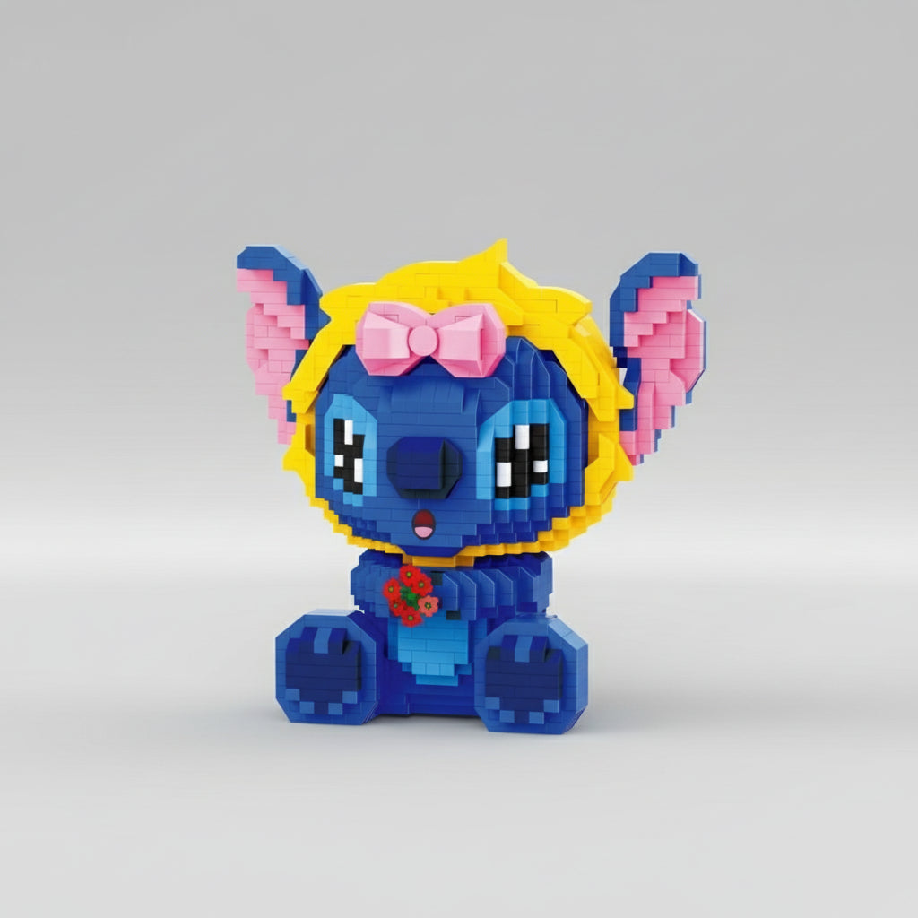 Baby blaues Wesen Bausteinset