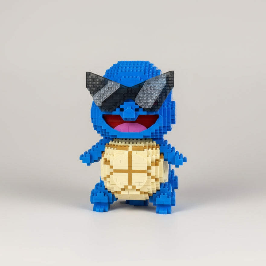 Blaue Schildkröte Bausteinset