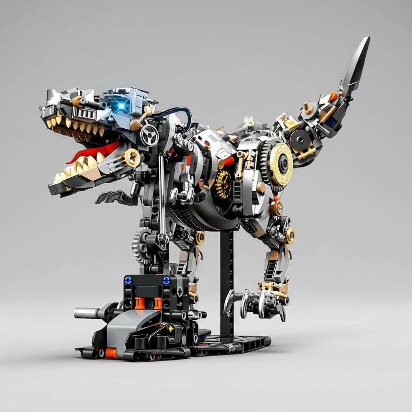 Beweglicher Dino Bausteinset