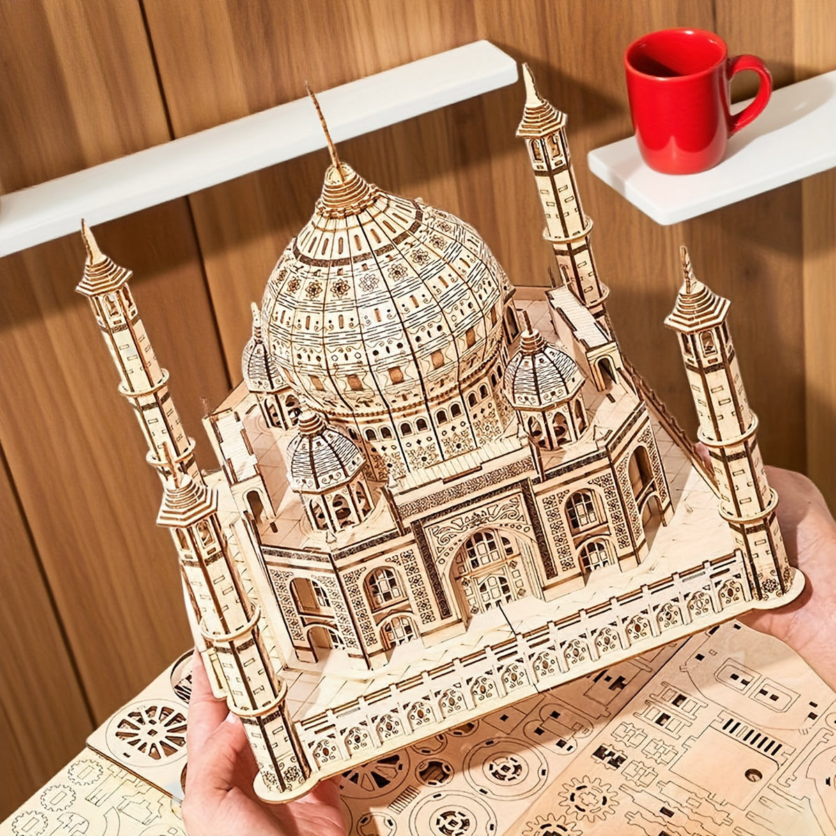 Taj Mahal 3D-Holzbausatz