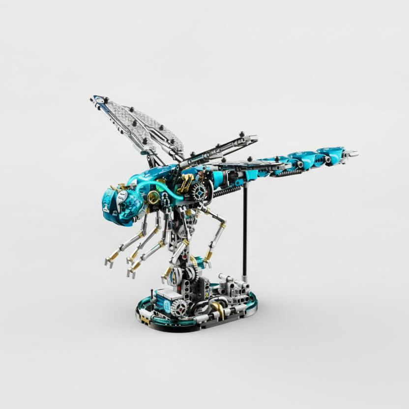 Bewegliche Libelle Bausteinset
