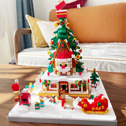 Weihnachtshaus Bausteinset
