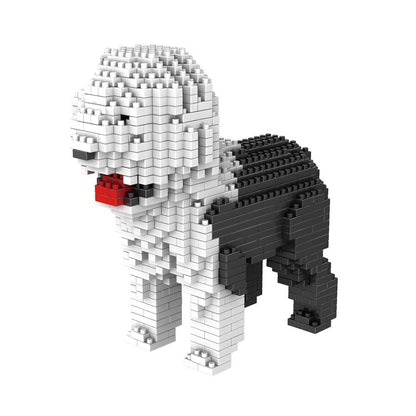 Katalanischer Schäferhund Bausteinset