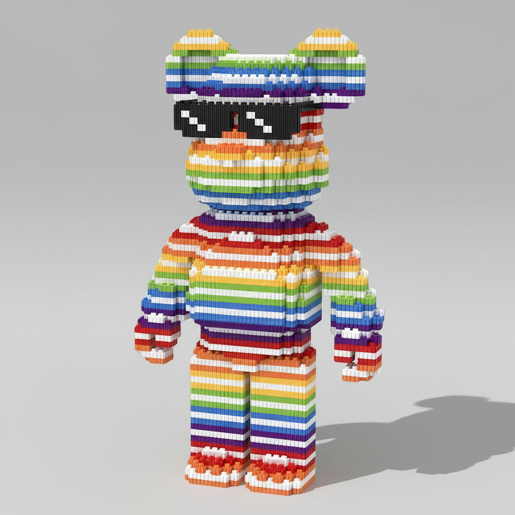 Regenbogenbär Bausteinset