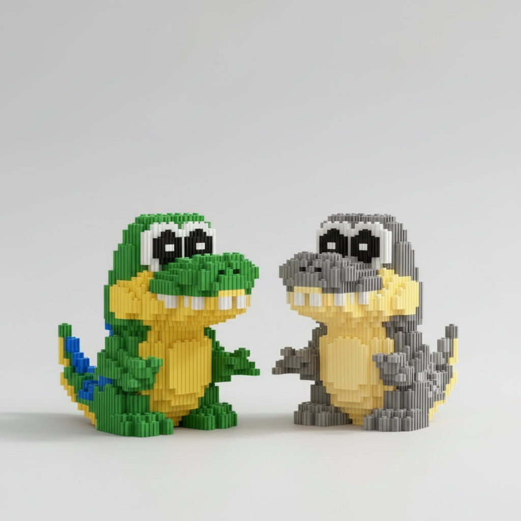 Krokodile Bausteinset