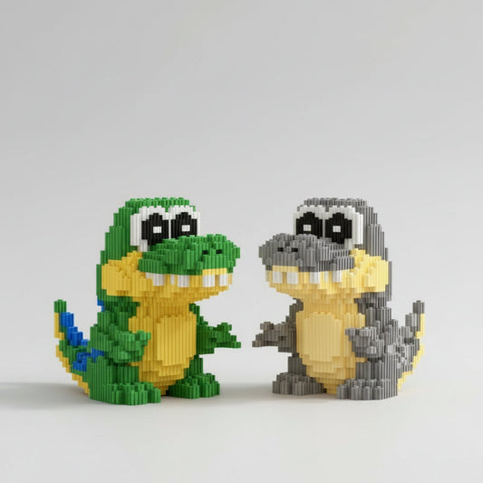 Krokodile Bausteinset