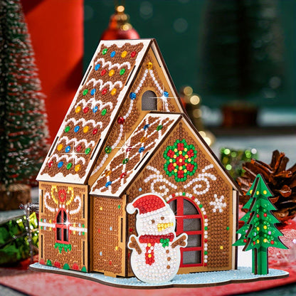 Diamond Painting Weihnachtshaus