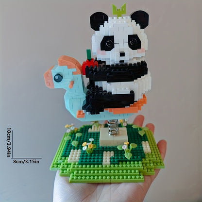 Panda auf der Wippe Bausteinset