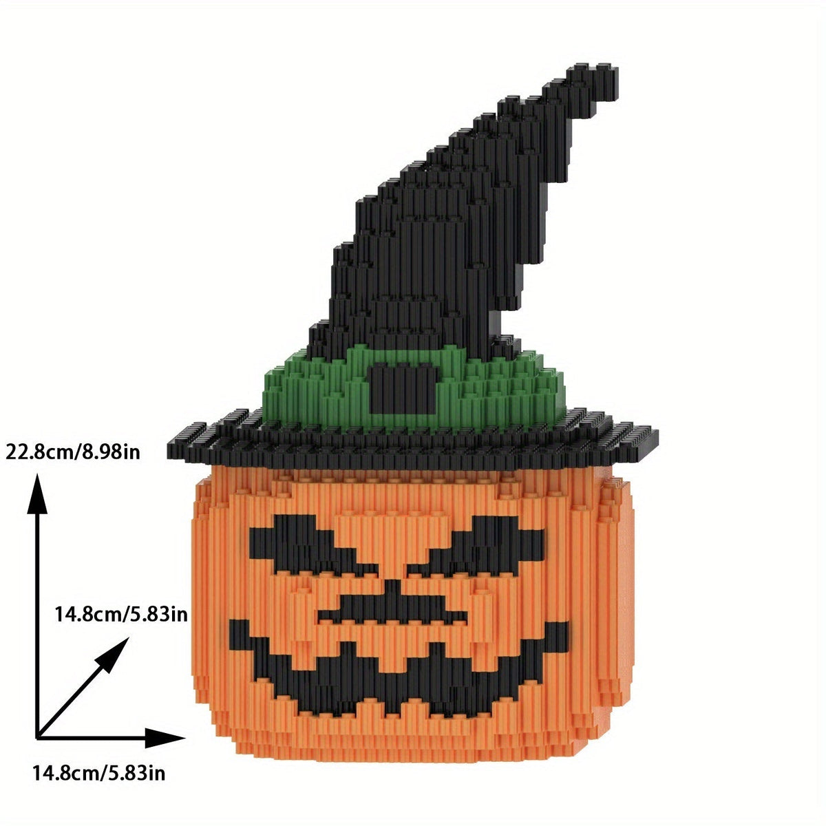 Halloween-Kürbis Bausteinset
