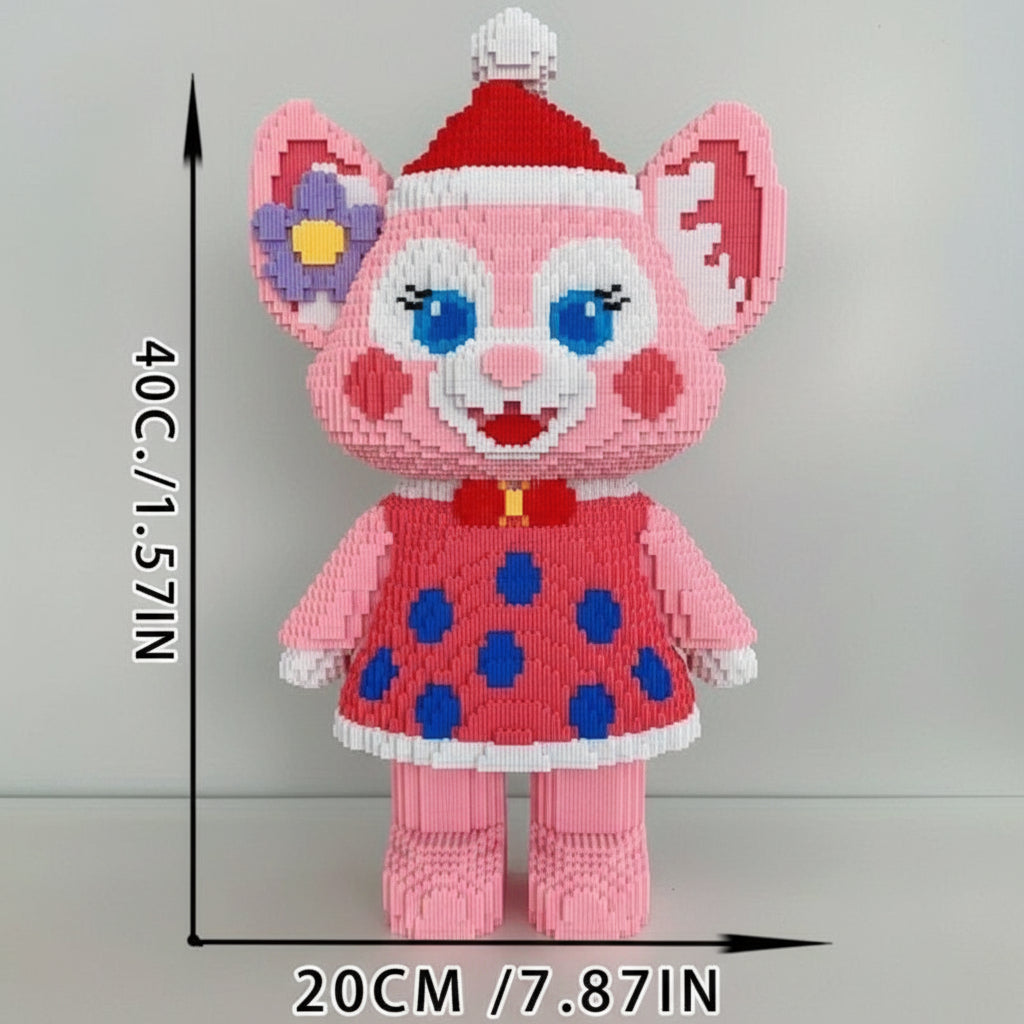 Fuchs mit Punktkleid Bausteinset