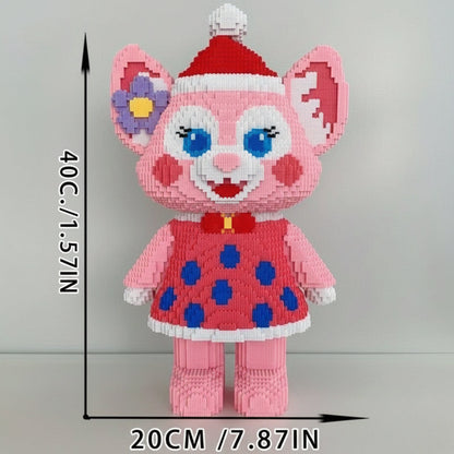 Fuchs mit Punktkleid Bausteinset