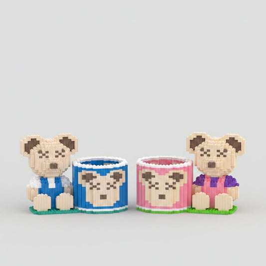Bären-Stiftehalter Bausteinset