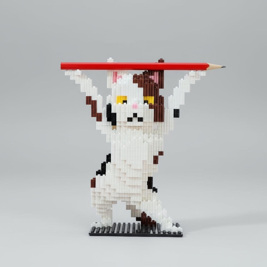 Tanzende Katze Bausteinset