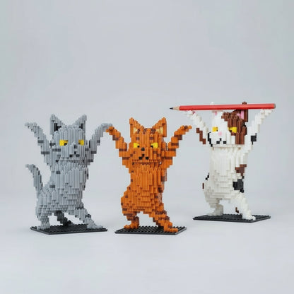 Tanzende Katze Bausteinset