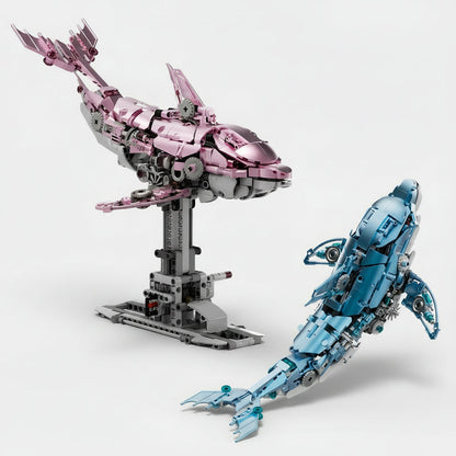 Beweglicher Delfin Bausteinset