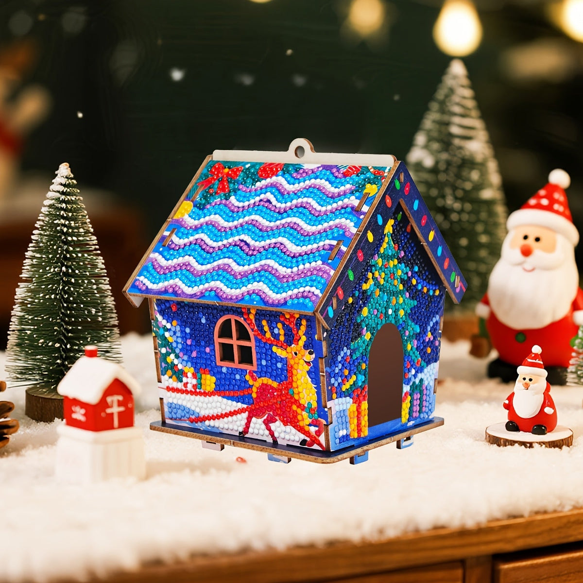 Diamond Painting Weihnachtshäuschen