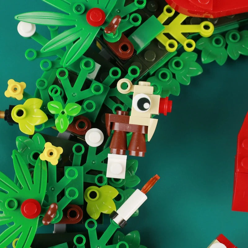 Weihnachtskranz Bausteinset