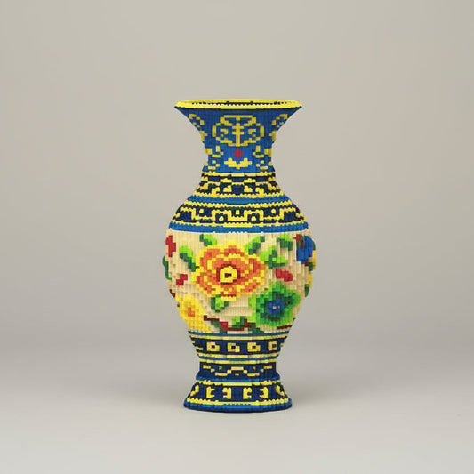 Prächtige große Vase Bausteinset