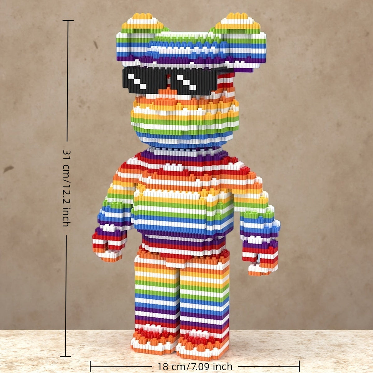 Regenbogenbär Bausteinset