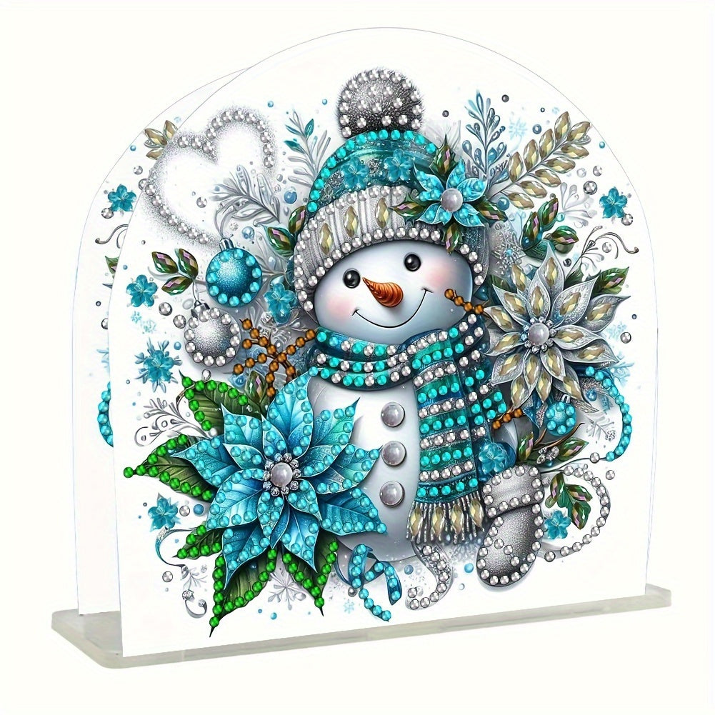 Diamond Painting Schneemann
