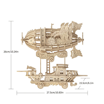Zeppelin 3D-Holzbausatz