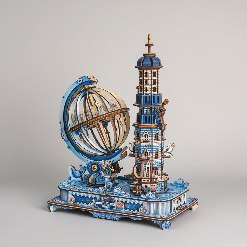 Sternwarte Turm 3D-Holzbausatz