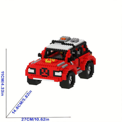 Roter Truck Bausteinset