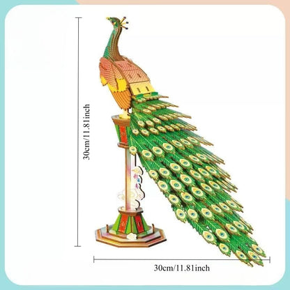 Pfau 3D-Holzbausatz