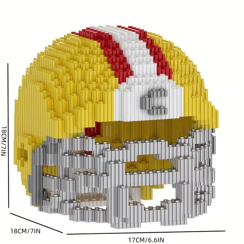 Rugby-Helm Bausteinset
