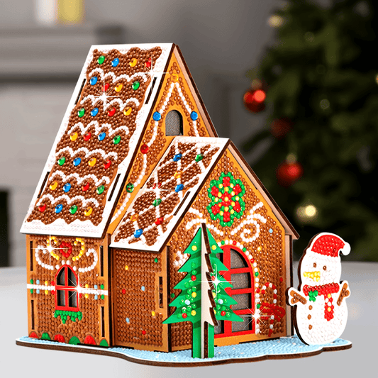 Diamond Painting Weihnachtshaus