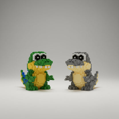 Krokodile Bausteinset