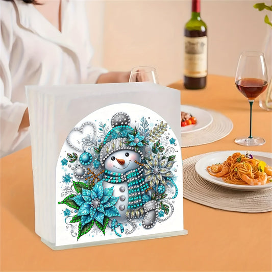 Diamond Painting Schneemann
