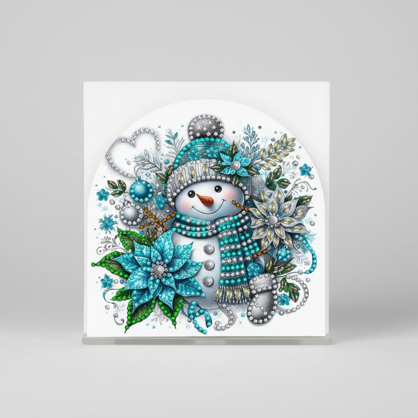 Diamond Painting Schneemann