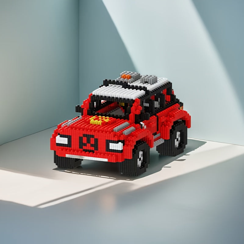 Roter Truck Bausteinset