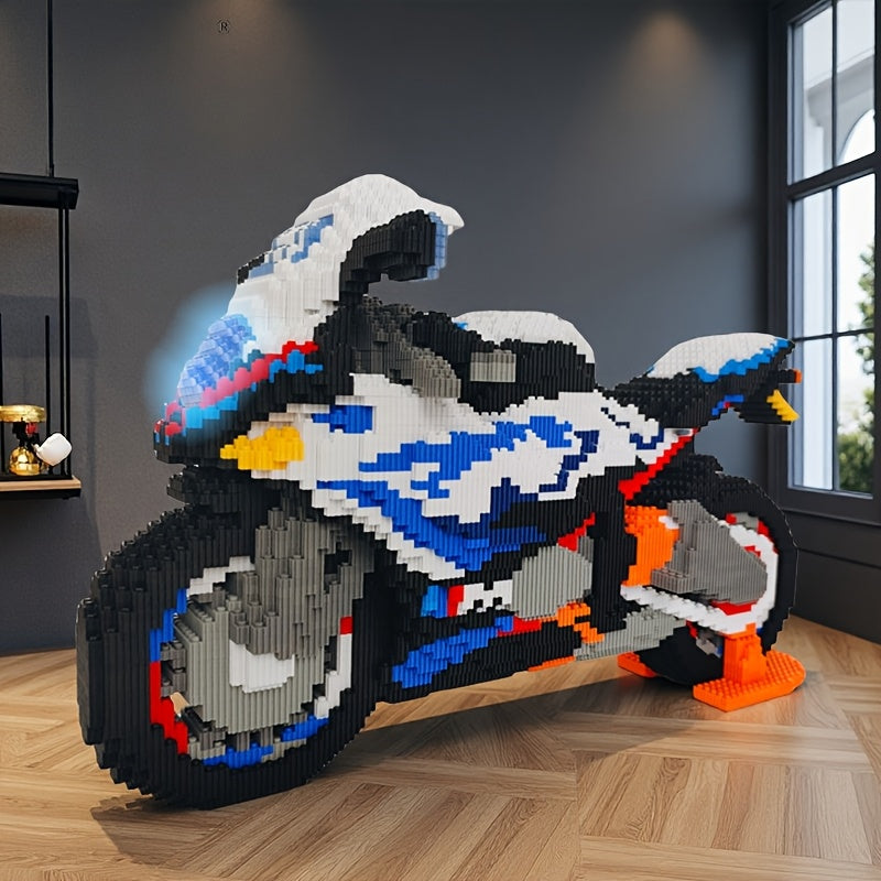 Cooles Motorrad Bausteinset