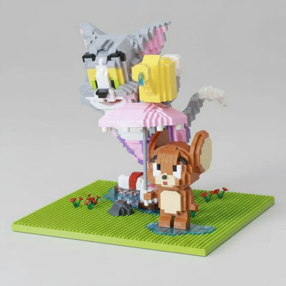 Lustiges Katz & Maus Bausteinset