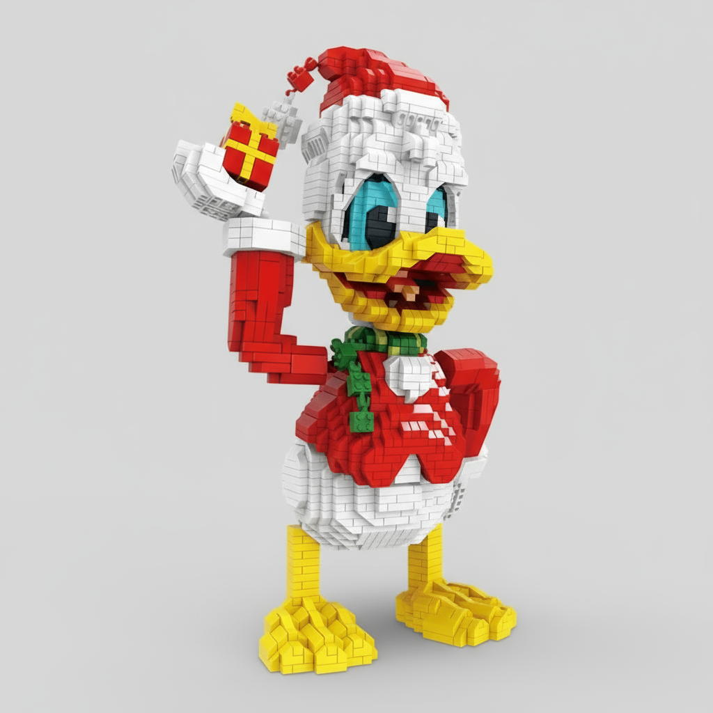 Große Weihnachts-Ente Bausteinset