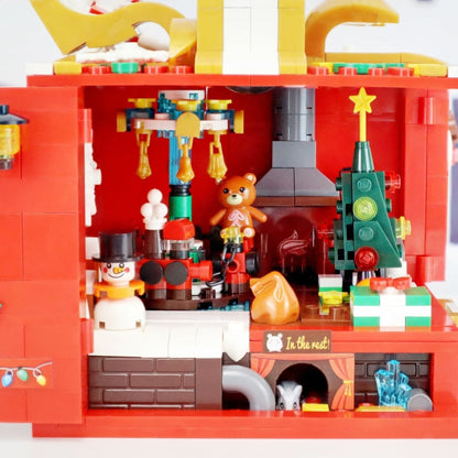 Weihnachts-Geschenkbox Bausteinset
