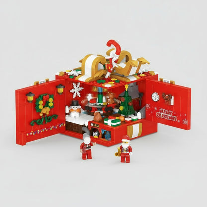 Weihnachts-Geschenkbox Bausteinset