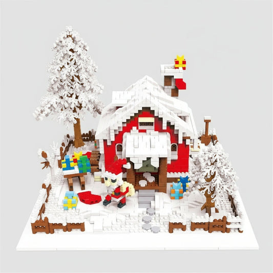 Weihnachtshaus Bausteinset
