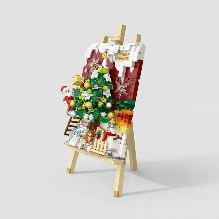 Weihnachtsbild Bausteinset
